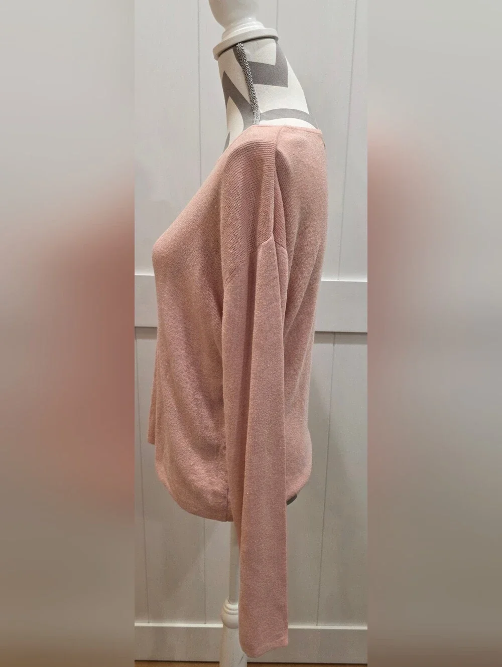 Chico's Design Blush Pink  Knit Sweater Size 2 (US 12) *190